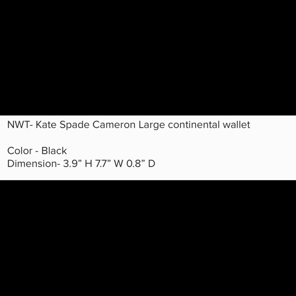 Kate Spade Cameron Large continental Wallet - Picture 4 of 5